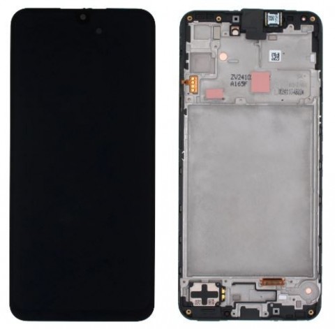LCD+Touch screen Samsung A165 A16 4G juodas (black) originalas